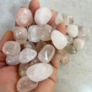 Natural rose quartz