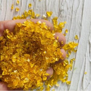 Dyed Tiny Crystals- Yellow