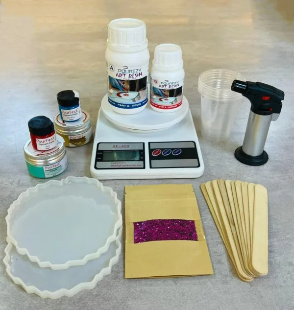 DIY Kit Resin Coaster Starter Kit - Resin Art World