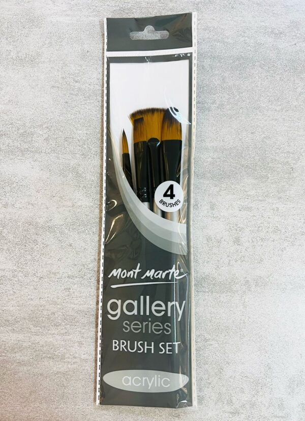 Mont Marle Acrylic Brushes Signature 4PC Style 1