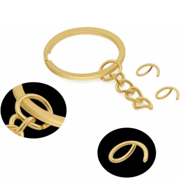 Keychain Rings with Connectors 20Sets - Image 2