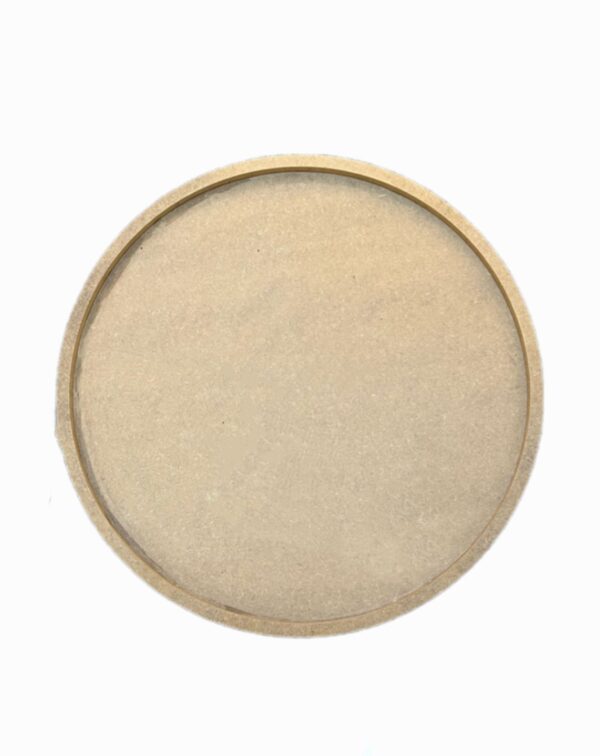 Plain Round Base With Boarder Perfect for DIY Projects and Crafts