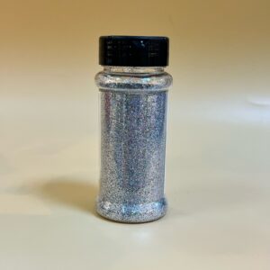 Fine Silver Holographic Glitter Bottle