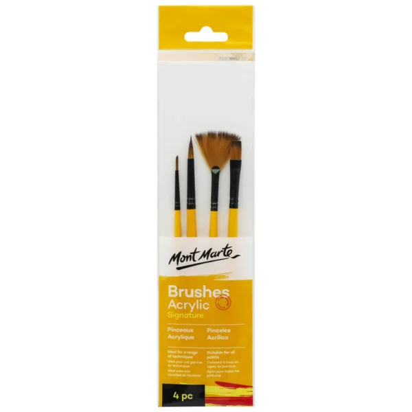 MM Acrylic Brushes Signature 4pc Style 2