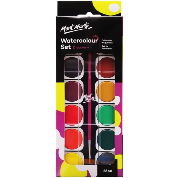 MM Watercolour Painting Set Discovery 26pc