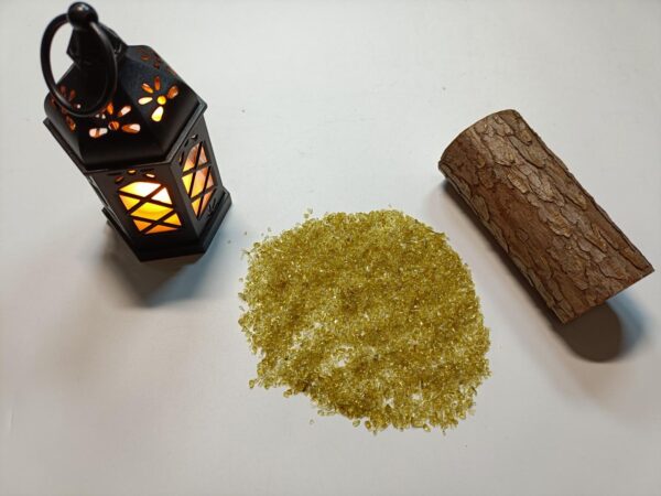 Crushed Glass for Resin Epoxy Geode Art Metallic, Shiny, Bright, for DIY Art and Craft Projects- Gold