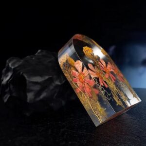Geometric Cube Night Light Bookend Mould Crystal House Arch Shape Specimen Silicone Mold for Flowers Preservation